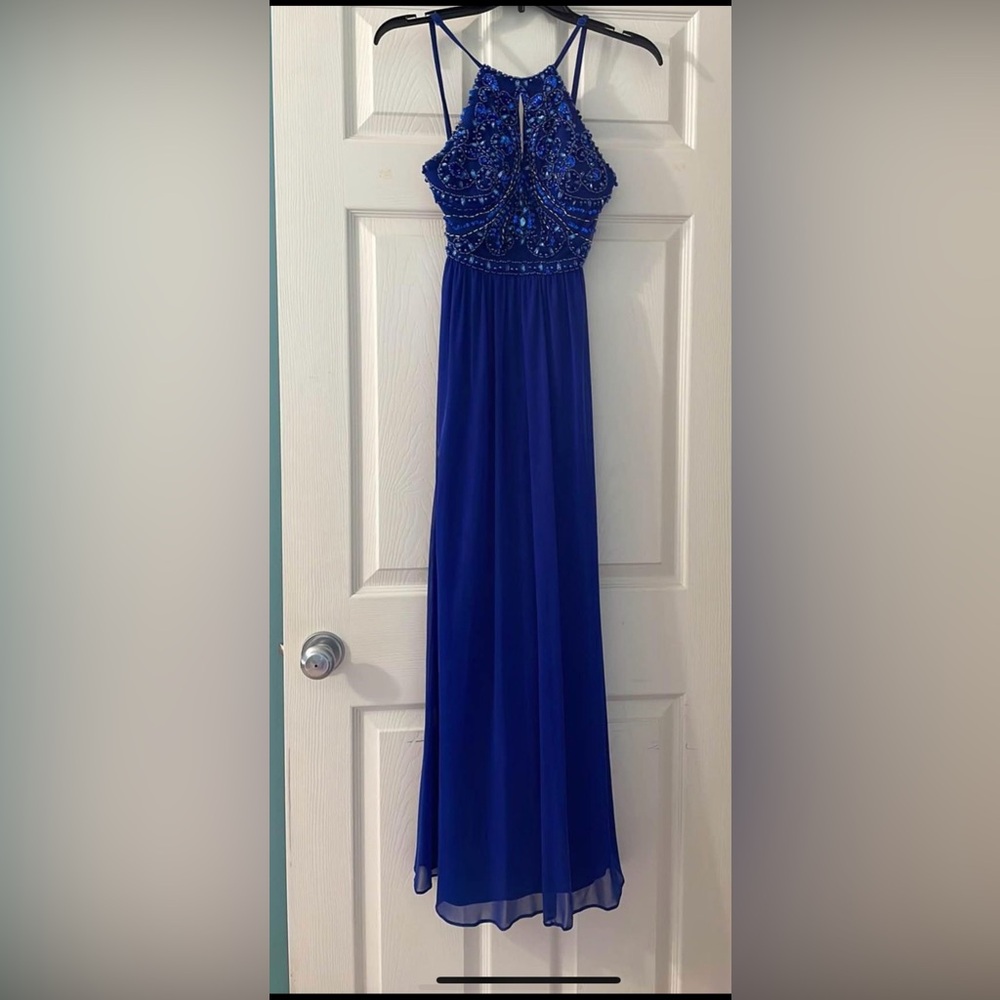 Elegant Blue Formal dress
